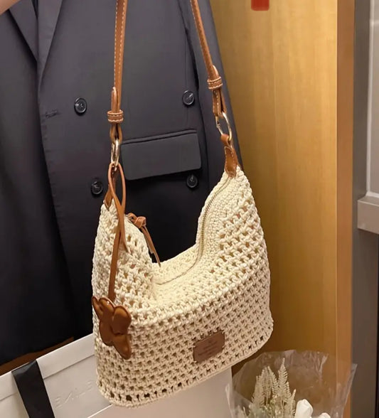Beige Tote Bag