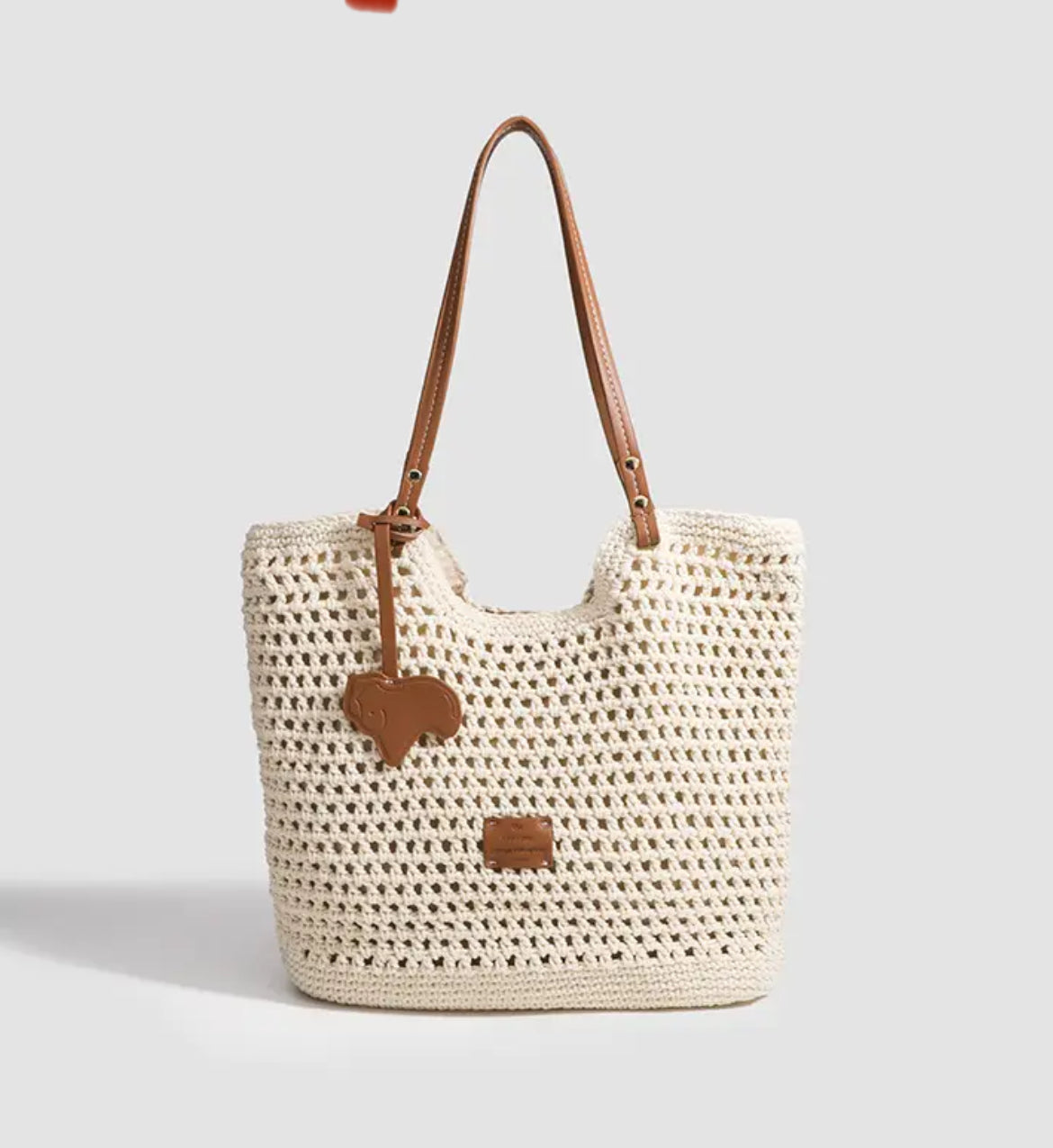 Beige Tote Bag